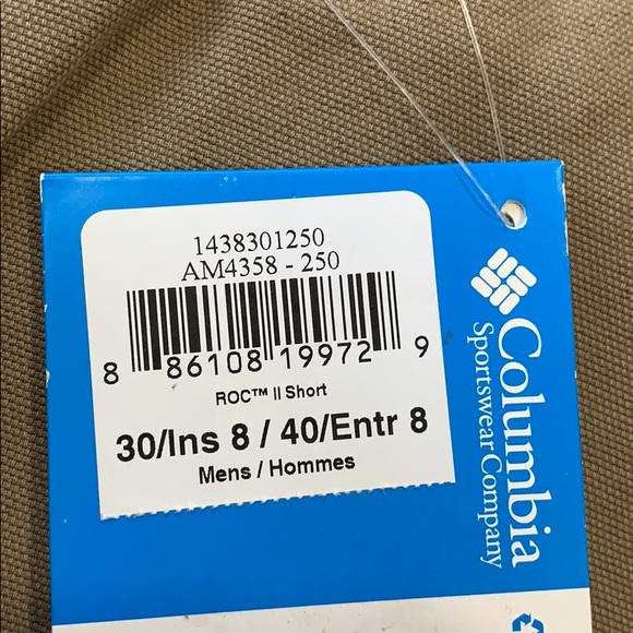 Men’s Columbia ROC II Khaki Shorts - Picture 4 of 4